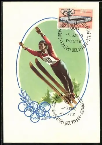AK Olympische Spiele 1960, Skispringen