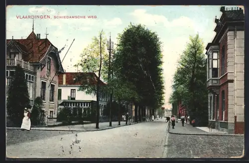 AK Vlaardingen, Schiedamsche Weg, Strassenpartie
