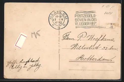 AK Haarlem, Kleverparkweg mit Strassenbahn