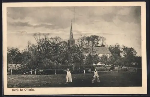 AK Otterlo, Blick auf die Kirche