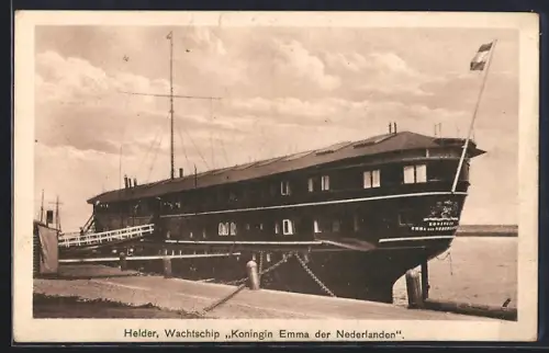 AK Helder, Wachtschip Koningin Emma der Nederlanden