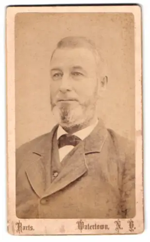 Fotografie Harls, Watertown, Älterer Herr mit Bart