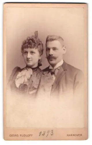 Fotografie Georg Rudloff, Hannover, Mehlstr. 3, Porträt eines Paares