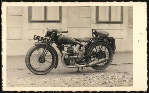 Fotografie Motorrad Puch, Krad mit Kennzeichen Österreich