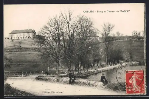AK Cublize, Étang et Château de Magny