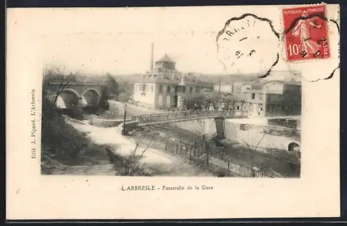 AK L`Arbresle, Passerelle de la Gare