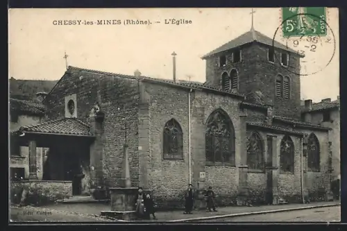 AK Chessy-les-Mines /Rhône, L`Église
