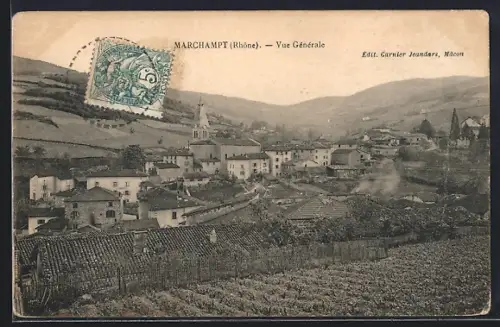 AK Marchampt /Rhône, Vue Générale