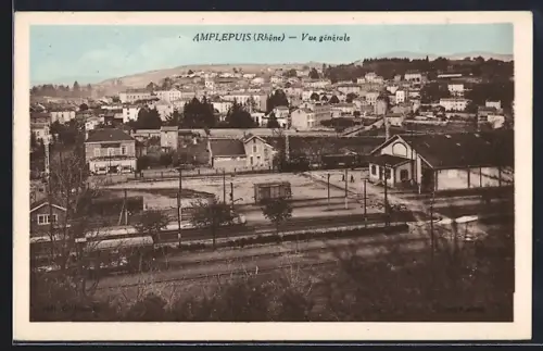 AK Amplepuis /Rhône, Vue générale