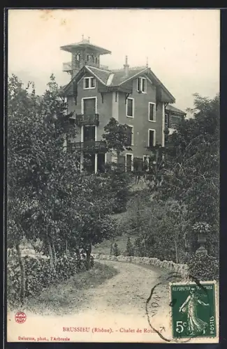 AK Brussieu /Rhône, Chalet de Rochetaillée