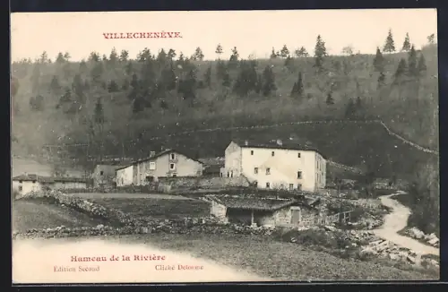 AK Villechenève, Hameau de la Rivière