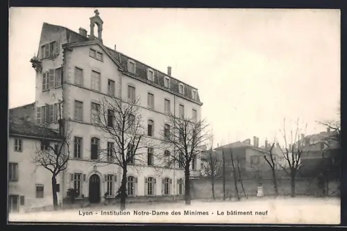AK Lyon, Institution Notre-Dame des Minimes, Le bâtiment neuf