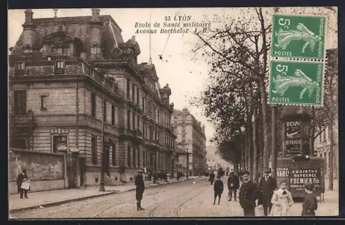 AK Lyon, École de Santé militaire, Avenue Berthelot