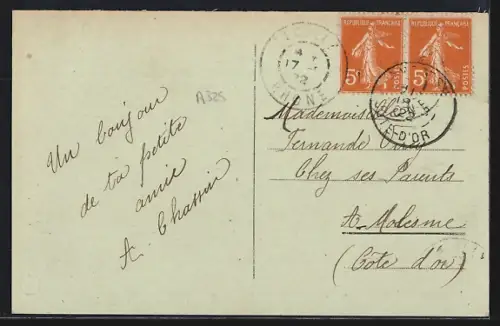 AK Écully /Rhône, L`Eglise avec tramway passant dans la rue animée