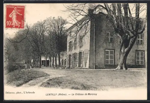 AK Lentilly /Rhône, Le Château de Mercuray