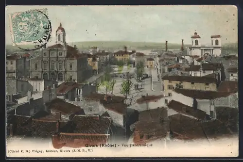 AK Givors /Rhône, Vue panoramique
