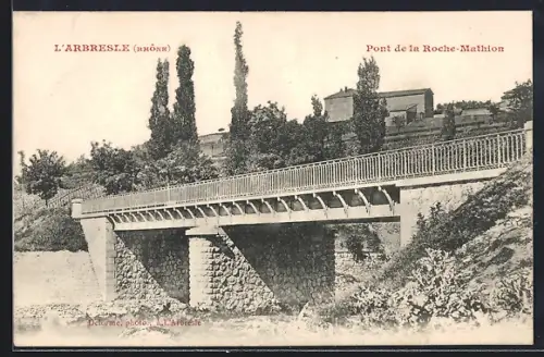 AK L`Arbresle /Rhône, Pont de la Roche-Mathion