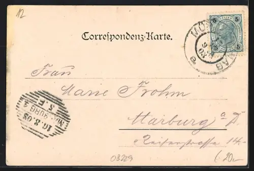 AK Mürzzuschlag, Strassenpartie mit Geschäften