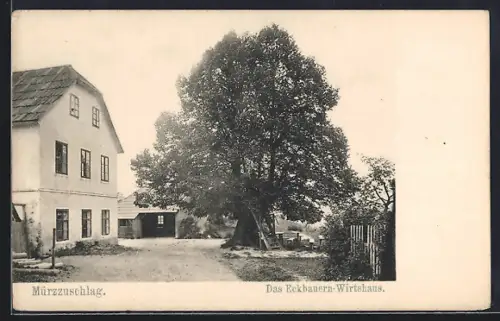 AK Mürzzuschlag, Eckbauern-Wirtshaus