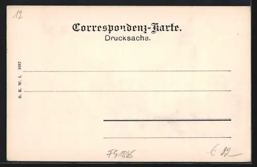 AK Mürzhofen, Strassenpartie mit Bewohnern