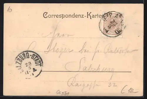 AK Kalwang /Obersteiermark, Ortsansicht aus der Vogelschau