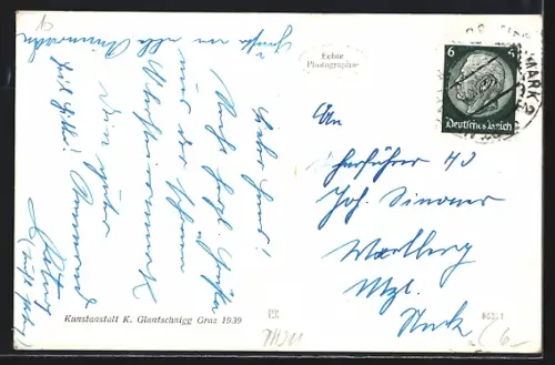 AK St. Michael ob Leoben, Gesamtansicht mit Bergpanorama