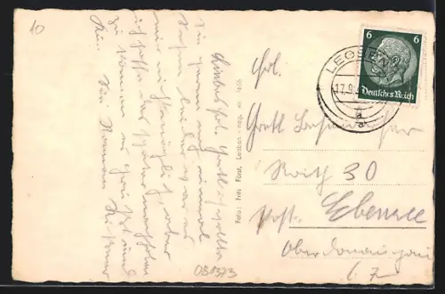 AK Leoben, Flusspartie aus der Vogelschau