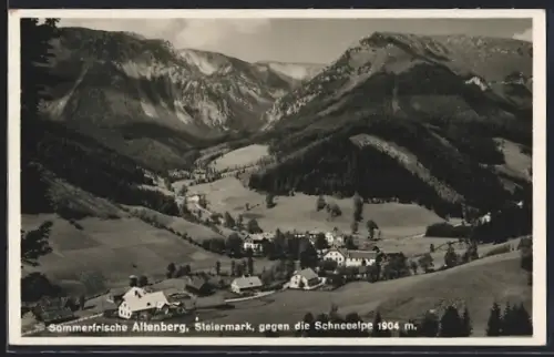 AK Altenberg, Gesamtansicht gegen die Schneealpe