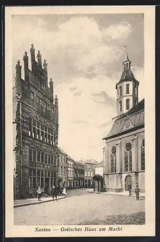 AK Xanten, Gotisches Haus am Markt