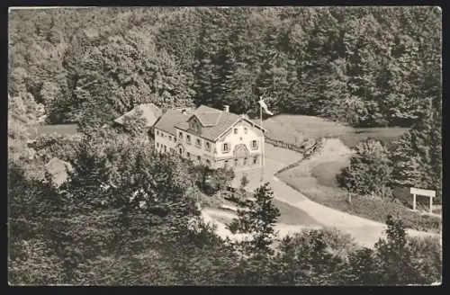 AK Mühltal bei Starnberg, Gasthaus im Wald