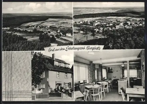 AK Burgholz / Marburg, Restaurant und Pension Zur Waldeshöhe, Inh. Konrad Schmidt