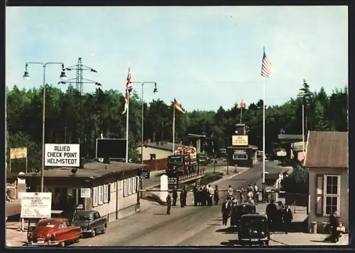 AK Helmstedt, Allied Check Point, Zonengrenze, Autobahn-Kontrollpunkt
