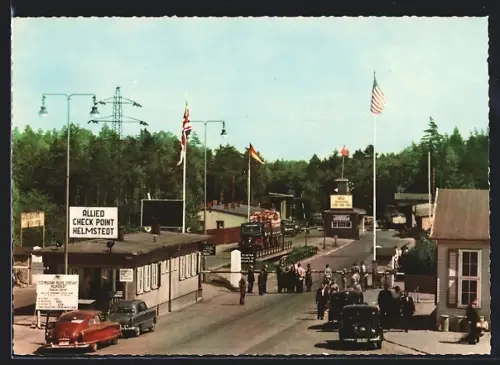 AK Helmstedt, Allied Check Point, Zonengrenze, Autobahn-Kontrollpunkt