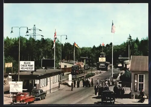 AK Helmstedt, Allied Check Point, Zonengrenze, Autobahn-Kontrollpunkt