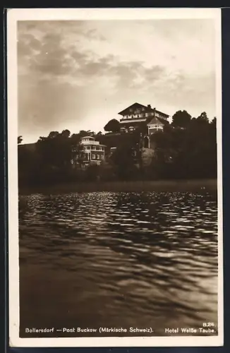 AK Bollersdorf /Buckow, Hotel Weisse Taube