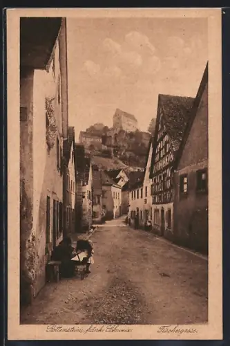 AK Pottenstein /fränk. Schweiz, Partie in der Fischergasse