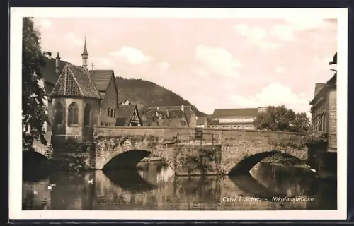 AK Calw i. Schw., Nikolausbrücke