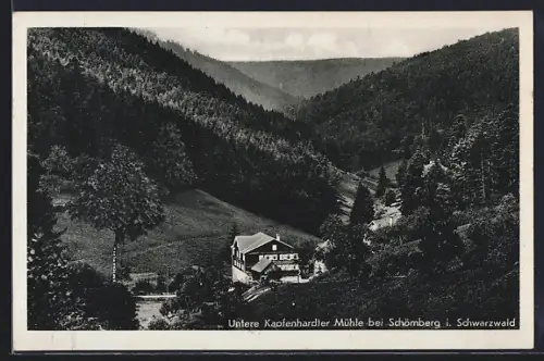 AK Schömberg i. Schwarzwald, Untere Kapfenhardter Mühle