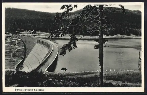 AK Forbach /Nördl. Schwarzwald, Schwarzenbach Talsperre