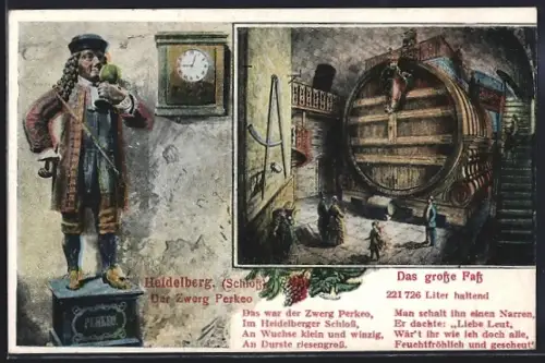 AK Heidelberg, Zwerg Perkeo, Grosses Fass