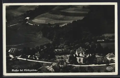 AK Kirchzarten, Kloster aus der Vogelschau