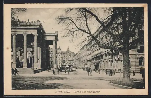 AK Stuttgart, Partie am Königsbau