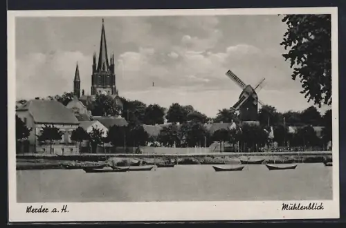 AK Werder a. H., Mühlenblick