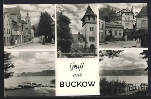 AK Buckow / Märk. Schweiz, Ortsansichten, Seepanorama