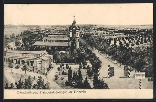 AK Döberitz, Barackenlager auf dem Truppen-Übungsplatz