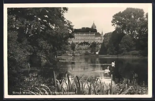 AK Wiesenburg / Mark, Schloss Wiesenburg von der Parkseite