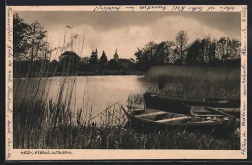 AK Altruppin, Boote am Ufer