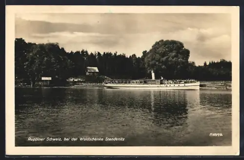 AK Ruppiner Schweiz, Gasthaus Waldschenke Stendenitz