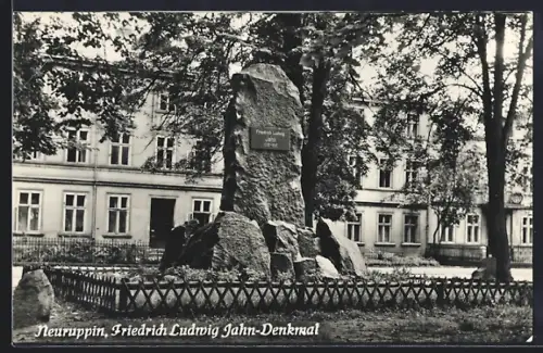 AK Neuruppin, Friedrich Ludwig Jahn-Denkmal