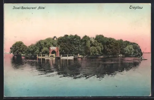 AK Treptow, Insel-Restaurant Abtei